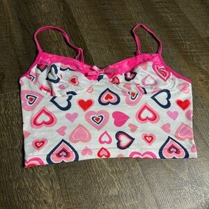 ⭐️5 for $25⭐️ SHEIN Pink heart crop top